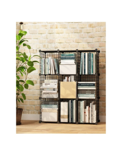 Oddity DIY 9 Cubes Shelf Cabinet - Black