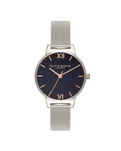 Olivia Burton Analog Women's Watch Silver (OB16MD71)