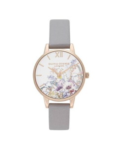 Olivia Burton Enchanted Garden Women's Watch Grey (OB16EG150)