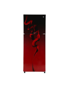 PEL InverterOn Flat Glass Door Freezer-on-top Refrigerator 10 Cu Ft (PRINVOGD-6360)-Maroon Blaze