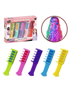 Planet X Fashion Girl Hair Color Chalk Comb Set (PX-11940)