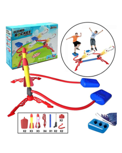 Planet X Flying EVA Foam Rocket Foot Launcher Toy (PX-11682)