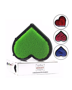 Planet X Heart Shape Pinart 3D Sculpture (PX-11760)