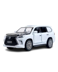 Planet X Lexus Land Cruiser Prado Metal Car - White (PX-11898)