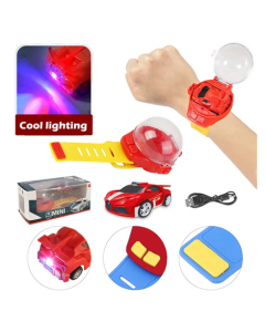 Planet X Mini Watch RC Police Car Red (PX-11675)
