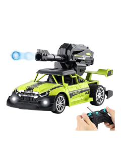Planet X RC Rechargeable Ball Shooter Car Toy - Green (PX-11956)