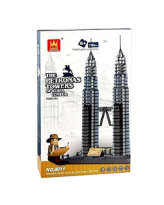 Planet X Twin Tower Building Blocks Toys For Kids (PX-9054)