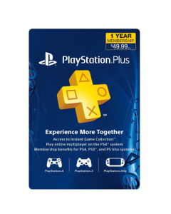PlayStation Plus 1 Year Membership Card USA for PS3 - PS4 - PS Vita