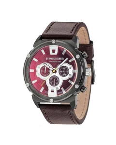 Police Armor II Leather Strap Watch For Men (15047JSU/2)