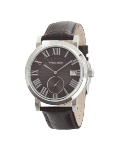 Police Clock Tower Men's Watch Brown (15437JS/12)