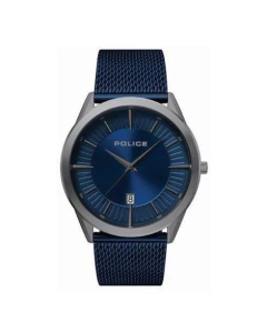 Police Stainless Steel Men's Watch Blue (15305JSU/03MM)