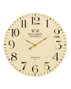 Premier Home Classical Cream MDF Wall Clock (2200472)
