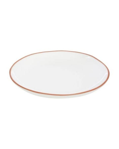 Premier Home White Glazed Terracotta Dinner Plate (722845)