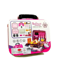 Planet X 2 in 1 Portable 29 PCS Briefcase Bag Playset For Kid's (PX-11346)