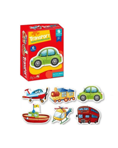 Planet X Transport 2 and 3 Piece Puzzle Set For Kids (PX-12139)