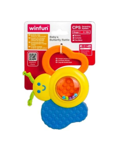 WinFun Butterfly Rattle Toy For Kids (PX-11868)