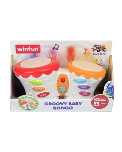 WinFun Groovy Baby Bongo Drum Toy For Kids (PX-11874)