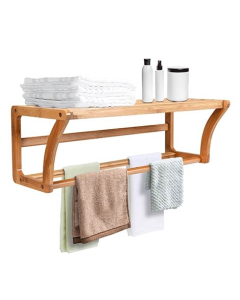 Q-H Mart Wall Mounted Bathroom Shelf
