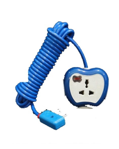 Qureshi Online Apple Style 4 Port Extension Board With 5 Meters Wire