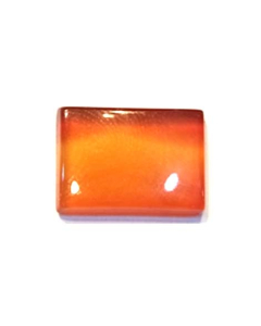 R.A Gems and Jewels Aqeeq Natural Stone For Men Orange