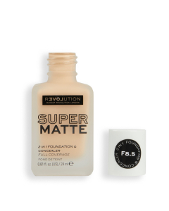 Relove By Revolution Supermatte Foundation F8.5 24ml