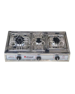 National Plus 3 Burners NG Gas Stove (S-03)
