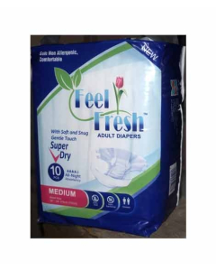 Sawanki Feel Fresh Adult Diaper Medium Pack of 10