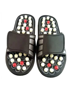 Shop Zone Foot Reflexology Massage Slipper - Black