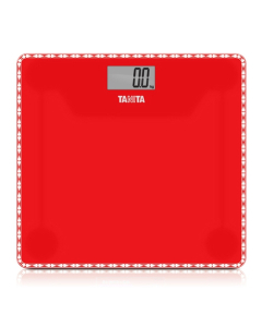 Tanita Digital Glass Bathroom Scale Red (HD-380)