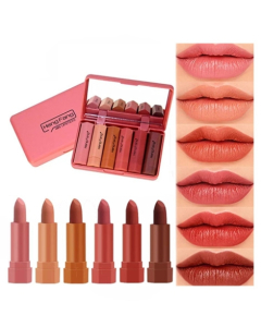 Telemall Henfang Waterproof Matte Lipstick 6pcs