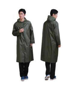 The AZY Rain Coat For Raining Season-Green