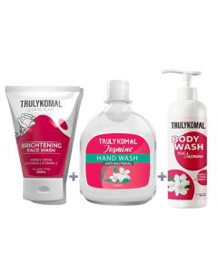 Truly Komal Glow Face Wash + Body Wash + Hand Wash - Pack Of 3