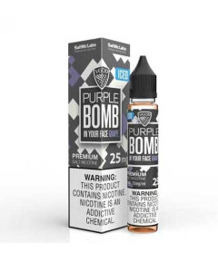 VGOD Purple Bomb In Your Face Grape Iced SaltNic Pod Flavour 25mg
