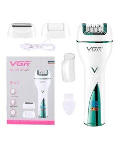VGR Professional 3 in 1 Electric Epilator (V-728)