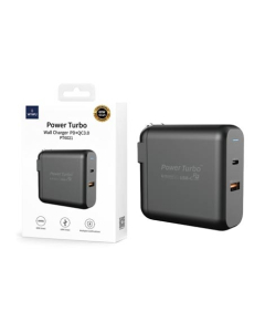 Wiwu Power Turbo Dual PD+QC 3.0 Wall Charger 60W (PT-6021)