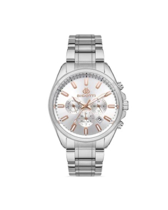 Bigotti Stainless Steel Men's Watch Silver (BG.1.10328-1)