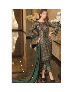 WIB Embroidered Collection Unstitced 3 Piece (0002)