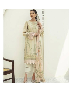 Xenia Formals MYNA Embroidered Lawn Chiffon Unstitched 3 Pcs Suit