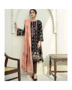 Xenia Formals Nermin Embroidered Lawn Chiffon Unstitched 3 Pieces Suit