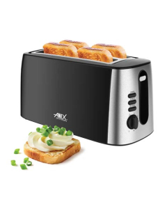 Anex 4 Slice Toaster Black (AG-3007)