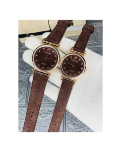 Zamzam Proking Couple Watch-Brown